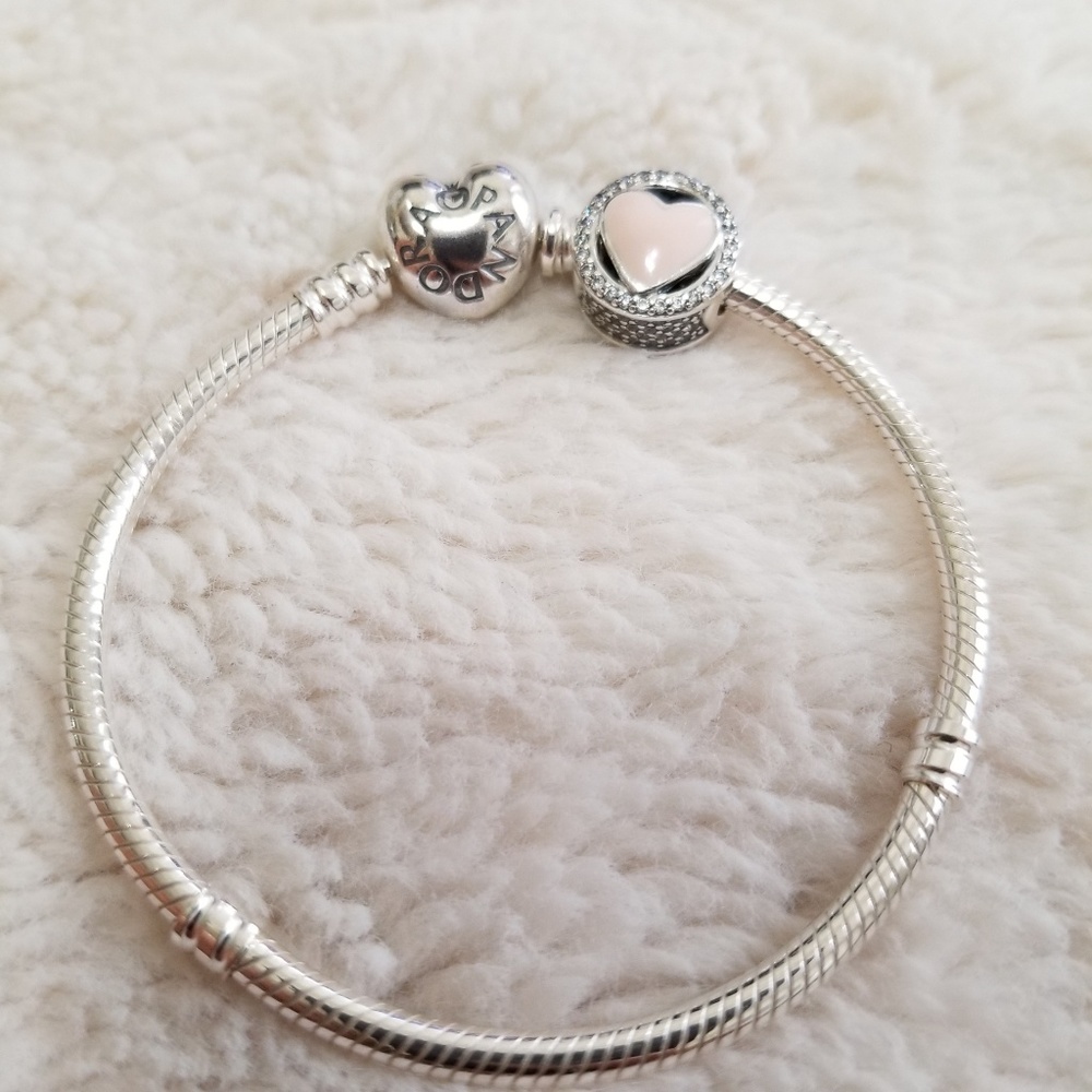 Pandora bracelet with Wonderful Love charm